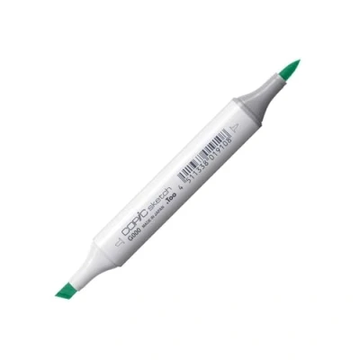 Image de COPIC Sketch G000, Pale Green, Twin Marker avec Une Pointe de Largeur Moyenne et « Brush ».