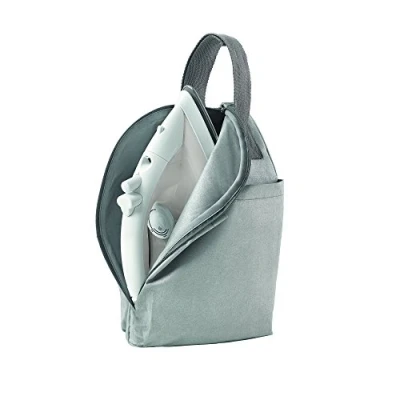 Image de Rayen Housse pour Fer à Repasser Protection Totale Isolation de la Chaleur Universelle Anse avec Velcro Organisation Pratique Dimensions : 30x20x15 cm, Gris