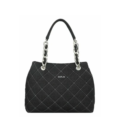Image de Replay Cabas, Femme, Taille: One Size, Denim black