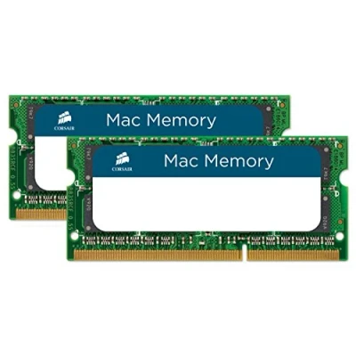 Image de Corsair CMSA8GX3M2A1066C7 Apple Mac 8GB (2x4GB) DDR3 1066Mhz CL7 Mémoire pour ordinateur portable SODIMM produits Apple.