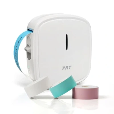 Image de PRT Etiqueteuse Bluetooth, Mini Imprimante Etiquette Autocollante Portable Machine a Connexion avec APP Compatible iOS et Android, Label Maker pour la Maison, Bure au, école