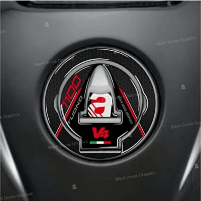 Image de Autocollant 3D protection bouchon réservoir compatible avec Aprilia Tuono 1100 v4 à partir de 2021