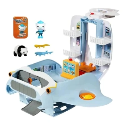 Image de Octonauts Quoersrti Above &amp; Beyond Octoray Transforming Playset 7 pièces 25+ lumières et Sons