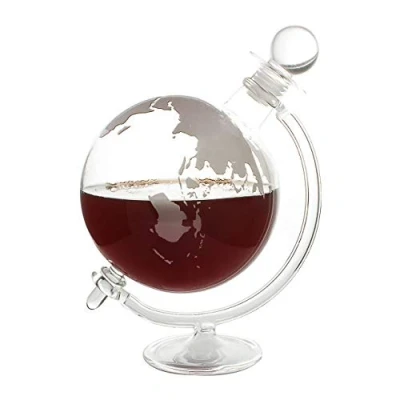 Image de Jeray Mixology Globe en verre à Whisky Carafe décanter avec support