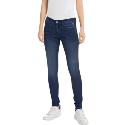 Image de Replay Jean Femme New Luz Skinny Fit mit Power Stretch, Bleu Foncé 007 2 (Blau), 30W / 30L