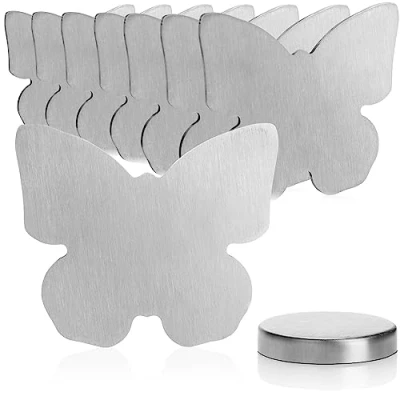 Image de com four® 8X Poids de Nappe en Acier Inoxydable Pince magnétique pour env. 60g