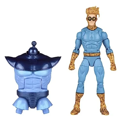 Image de Marvel Hasbro Legends Series, Figurine de Collection 15 cm Marvel’s Speedball inspirée des BD Classiques avec 1 pièce Build a Figure F4791 Multicolore