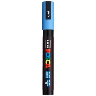 Image de Uni Ball Posca 1 marqueurs Pointe Moyenne 2,5mm Bleu Ciel