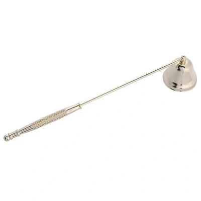 Image de MAGT Éteignoir de Bougie, 1 Pcs Mode en Acier Inoxydable Cloche Forme Bougie Wick Trimmer Cover Outil à Main Quatre Couleurs pour Votre Choix(Or)