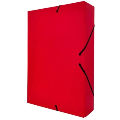Image de RAYLU PAPER classeur de projet mat format A4 avec dos 7 cm, en carton robuste et fermeture caoutchouc pour projets scolaires ou bureau, taille 34 x 24 cm (Rouge)