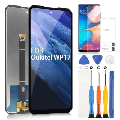 Image de Écran LCD pour Oukitel WP17 WP19 Remplacement Tactile Digitizer Assemblée Complet avec Réparation Kit