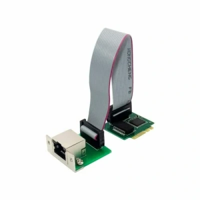 Image de Allowish M.2 A E Key vers RJ45 Carte réseau Gigabit Ethernet NIC LAN Puce Intel I210