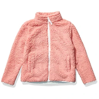 Image de Amazon Essentials Veste Polaire Sherpa avec Fermeture Éclair Fille, Mauve, 2 Ans