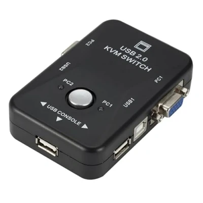 Image de Xingdianfu VGA KVM Switch Box 2 Ports USB Splitter pour Souris Clavier Moniteur Ordinateur Nouveau