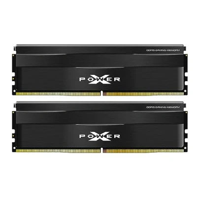 Image de Silicon Power DDR5 64GB (2x32GB) 6000MT/s (PC5 48000) 288 pin CL30 1.35V UDIMM Desktop Memory Module RAM SP064GXLWU60AFDE Black