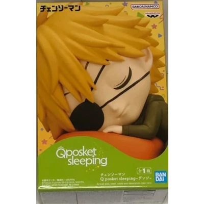 Image de Banpresto BP88662P Figurine Q Posket Sleeping Denji Chainsaw Man, 7 cm, Multicolore