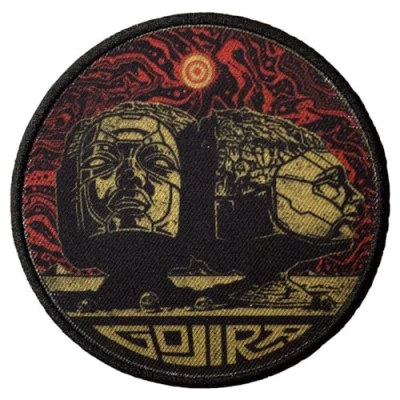 Image de Rock Off officially licensed products Gojira Scuplted Heads Printed Patch Size Accessory