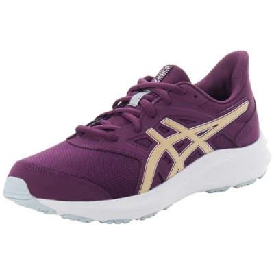 Image de Asics JOLT 4 Unisex Chaussures de running neutres pour enfants, Taille: 37, Deep mauve/champagne Tissu / matière synthétique