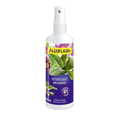 Image de ALGOFLASH Hydratant Orchidées, Vaporisation 1 xfois par jour, 250 ml, AORCHYDRA250N, Violet