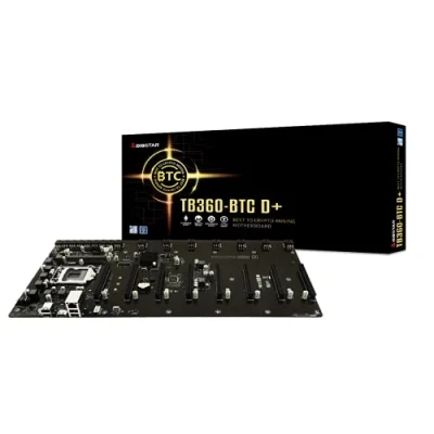 Image de PLACA Base BIOSTAR TB360 BTC D+ LGA1151 GPU Support Mining Motherboard