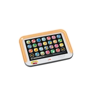 Image de Fisher Price Jouet Ma Tablette Éveil Progressif Rires et avec Musique lumières, pour Enfants à partir de 1 an, Version: Allemande, HXB66