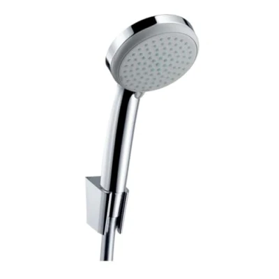Image de hansgrohe Croma 100 Ensemble support mural et douchette Vario avec flexible de douche 125 cm, chromé, 27592000