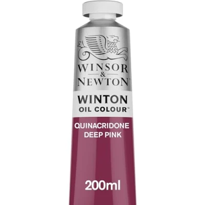 Image de Winsor &amp; Newton Winton Huile 200ml Rose Quinacridone Fonce