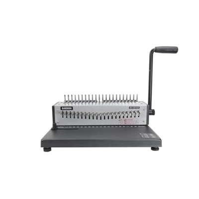 Image de RAYSON SD 1501A21 Machine à relier, 21 trous, perforation de 12 feuilles, 200 Reliure peigne, A4, Avec lame perforée réglable
