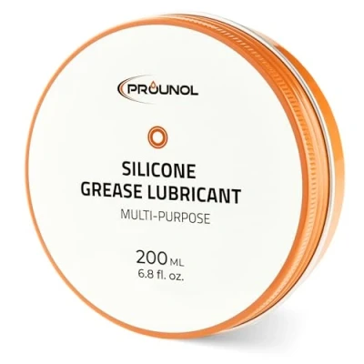 Image de Prounol graisse de silicone 100% Lubrifiant au Silicone, pâte diélectrique à usage général, en caoutchouc HT imperméable (200 ml)