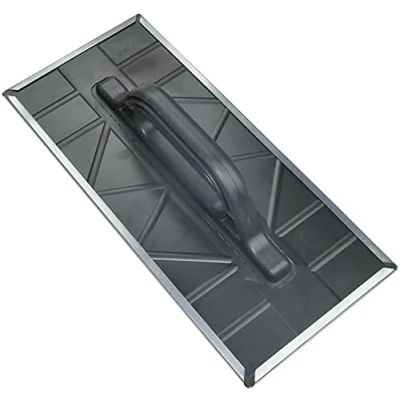 Image de AERZETIX C50091 Râpe Ponceuse pour polystyrène d&#039;isolation 400x180mm Outillage de maçon Poignée en plastique Planche à poncer tôle d&#039;acier Piqûres rondes