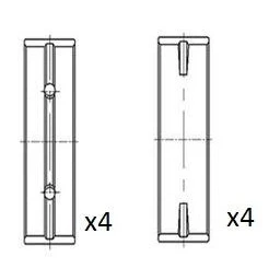 Image de Coussinet de vilebrequin FAI AutoParts BM1015 STD