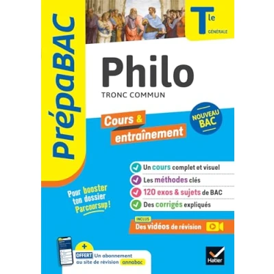 Image de Prépabac Philo Tle générale Bac 2024: nouveau programme de Terminale Livre d’occasion Très bon