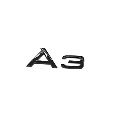 Image de Audi 8Y0071803 Lettre A3 Noir Tuning Exclusive Black Edition Emblème