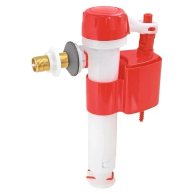 Image de SOMATHERM FOR YOU, Robinet flotteur réversible pour WC, raccord laiton M12/17 (3/8&quot;), adaptable alimentation basse ou latérale, installation rapide, système anti siphonage, garantie 10 ans