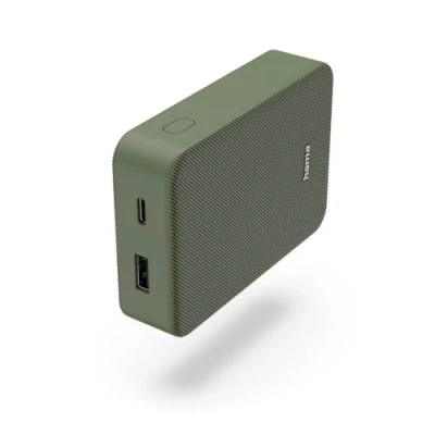 Image de Hama Color 10 Batterie Externe [Power Bank 000mAh] [Batterie Portable USB C Fast Charge], Compatible avec Les iPhones Samsung et Bien Plus Vert