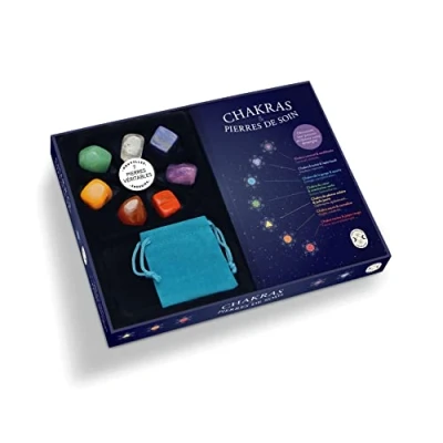 Image de Chakras et Pierres de soin Découvrez leur pouvoir libérez votre énergie (Coffret)