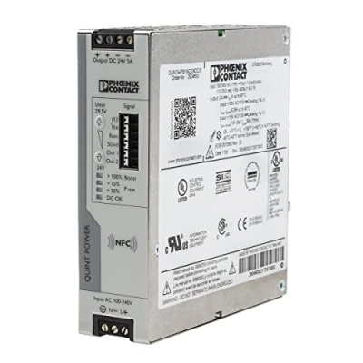 Image de PHOENIX CONTACT QUINT4 PS/1AC/24DC/5 Alimentation à cadençage Primaire, Technologie SFB et Interface NFC, entrée 1 Phase, Sortie 24 V DC/5 A