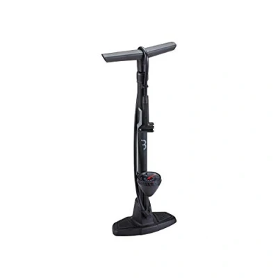 Image de BBB Cycling AirWave air pour vélo Pied avec manomètre Pompe Manuelle DualHead 3.0 Presta Dunlop et Schrader BFP 20 Noir Mixte Adulte, 620 mm
