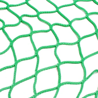 Image de XPOtool Filet Remorque 4x2 m Maille 45x45mm Épaisseur 3 Vert Polypropylène résistant Transport Sécurité Charge Protection Sécuritaire Anti Chute Sac Rangement