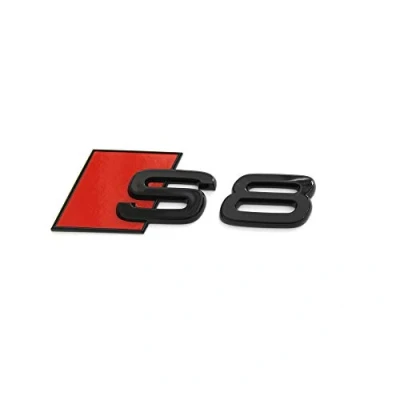 Image de Audi 4N0071804 Schriftzug S8 schwarz/rot Tuning Exclusive Black Edition Emblem