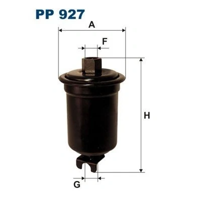 Image de FILTRON PP 927 Filtre à Carburant de conduite TOYOTA: Celica V Coupe, Avensis I Break, Carina E Berline, MITSUBISHI: GALANT 4, ECLIPSE 2