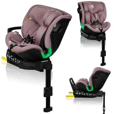 Image de Siège auto bébé évolutif LIONELO Harmony iSize 40 150cm Groupe 0+/1/2/3 Pivotant 360 ISOFIX Beige