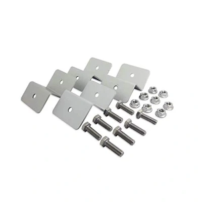 Image de enjoy solar Support en Z aluminium de 50 mm pour les modules solaires encadrés, adapté à toutes largeurs (vis et écrous inclus).