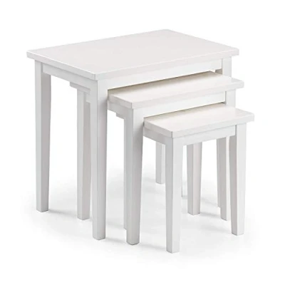 Image de Julian Bowen Tables gigognes Cleo, blanc