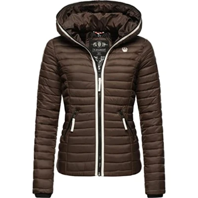Image de Navahoo Kimuk Prc, Veste matelassée pour Dame mi Saison Chocolat Noir M