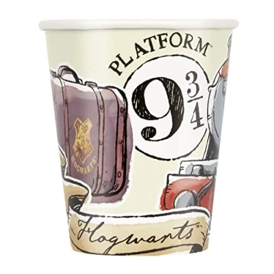 Image de Unique Party 23936EU Gobelets en Carton Fête à Thème Harry Potter Paquet de 8