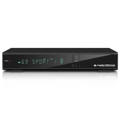 Image de Combinaison d&#039;un récepteur satellite numérique et terrestre AB CryptoBox 752HD Combo DVB T2 / S2 C H.265 HEVC