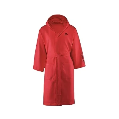 Image de SWEET HOME Head Active Capuche et Poches, Microfibre léger à séchage Rapide Peignoir Femme Homme Doux, Absorbant Peu encombrant, Taille S, Lave Rouge, Lava Red, S Unisex