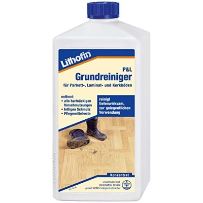 Image de Lithofin Nettoyant de base pour parquet, stratifié, liège 1 l