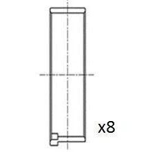 Image de FAI AutoParts BB2070 STD Coussinets De Vilebrequin ALFA ROMEO: 147, GTV, GT, FIAT: Ducato II Camion à Plateau/Châssis, Coupe, Punto 3/5 portes